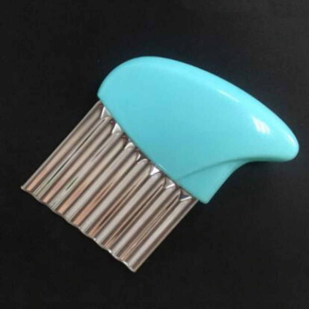 (blue) Potato Cutter French Fries Chips Making Peeler Knife