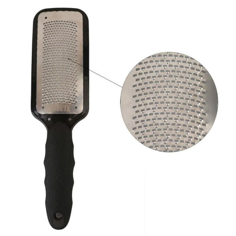 (black) Foot Rasp File Scrubber Dead Foot Skin Remover Tool -can Be Used On Both Wet And Dry Feet