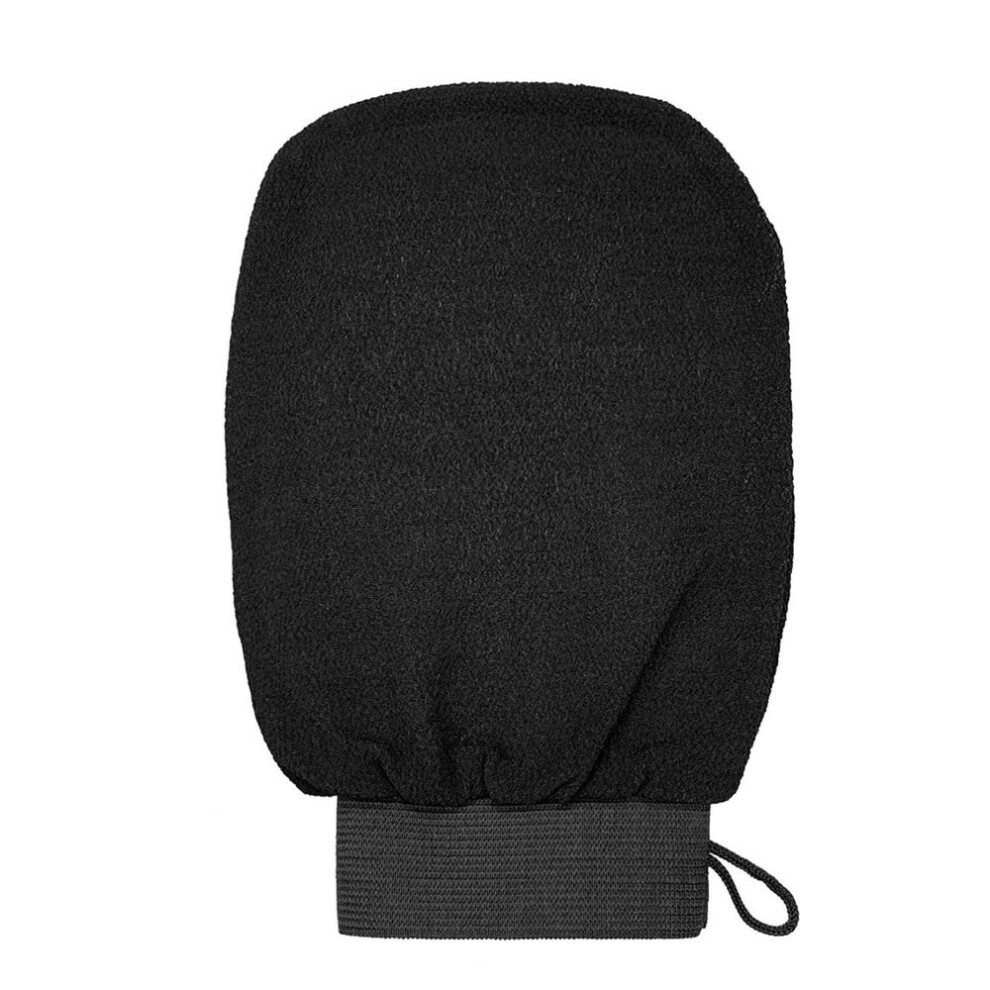 (black) Upgrade Shower Bath Scrub Glove Facial Massage Mitt Removal Exfoliate Peeling Glove For Bath Shower Spa