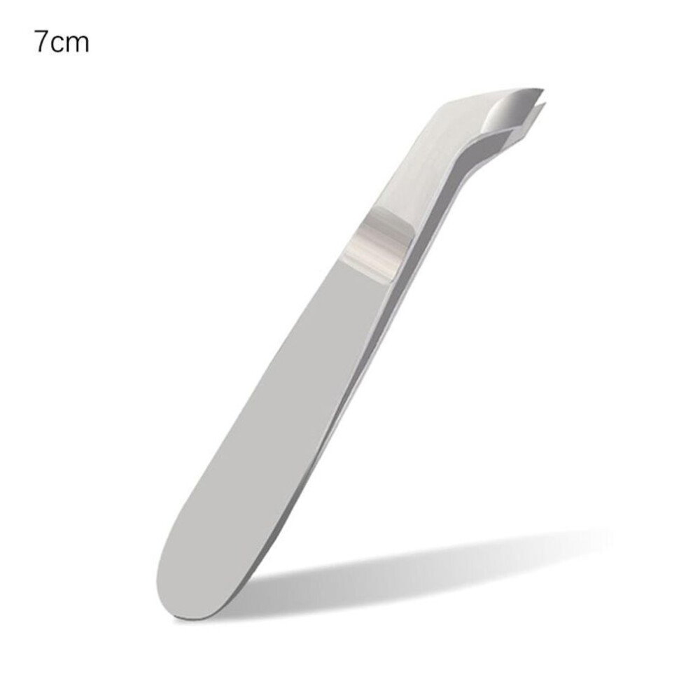(as the picture, 7*1cm) Small Nail Cuticle Scissors Tweezers Mini Cutter Trimmer For Dead Skin Remove