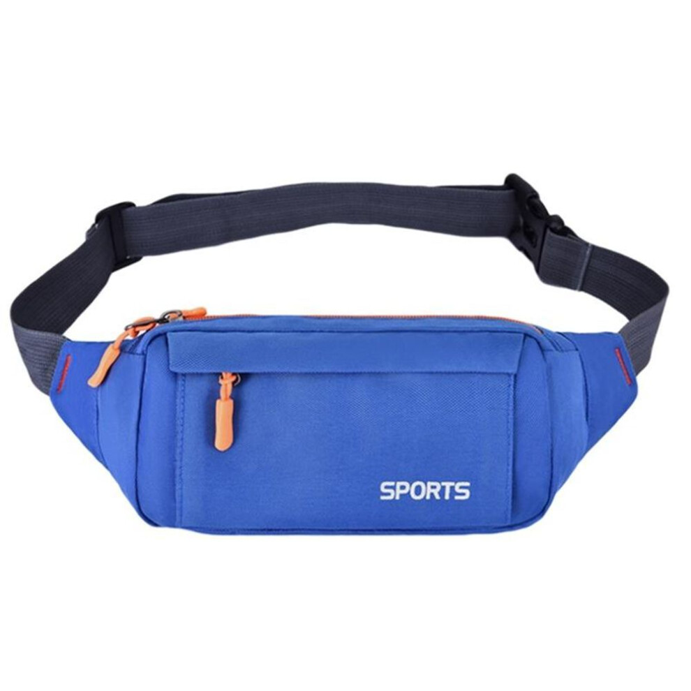 (royal blue, One Size) Casual Fanny Pack Waist Pack Travel Unisex Waterproof Oxford Cloth Crossbody Bag