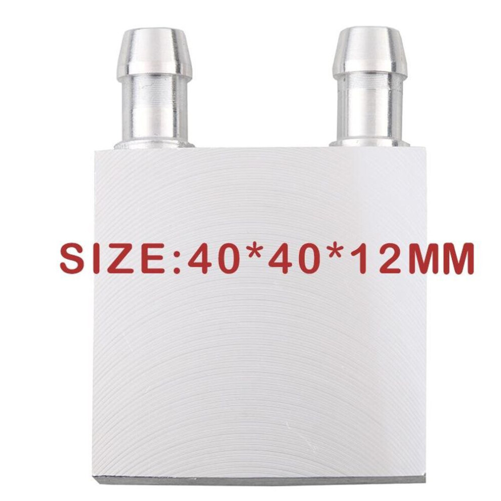(40x40x12mm) Primary Aluminum Water Cooling Block Heat Sink System For Pc Laptop Cpu For Liquid Water