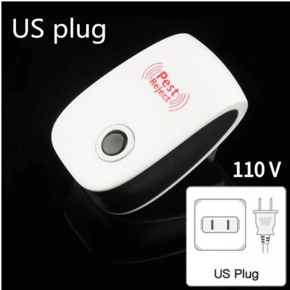 (US plug) Ultrasonic Pest Repeller Reject Control Electronic Repellent Mouse Rodent Cockroach Insect Killer