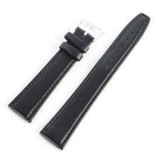 (coffee, 16mm) Watch Band Strap Long Pin Buckled Adjustable Leather Wristband Wristwatch Bands Replacement Accessories
