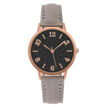 (grey) Trendy Unisex New Fashion Casual Women Dress Wristwatches Leather Belt Watches Ins Watch Women Watch Ladies' Quartz Clock Simple Frosted