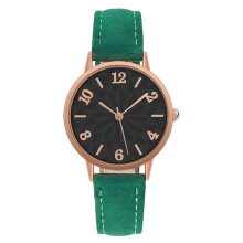 (green) Trendy Unisex New Fashion Casual Women Dress Wristwatches Leather Belt Watches Ins Watch Women Watch Ladies' Quartz Clock Simple Frosted