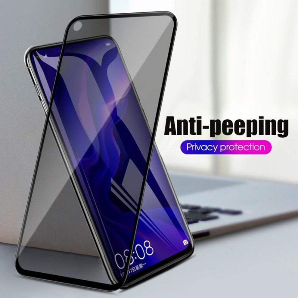 (black, Huawei P30 Lite) 2pcs Anti-spy Protective Tempered Glass for Huawei P20 P30 P40 Lite E 5G Pro Privacy Screen Protector for Huawei P50 P10 Plus