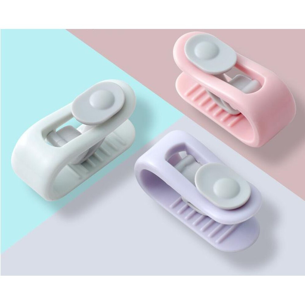 (light purple, 6pcs) 6Pcs Duvet Clips Non-slip Quilt Blanket Clip Duvet Sheet Fixer Anti-run Bed Sheet Clips Quilt Fastener Sleep Clothes Pegs