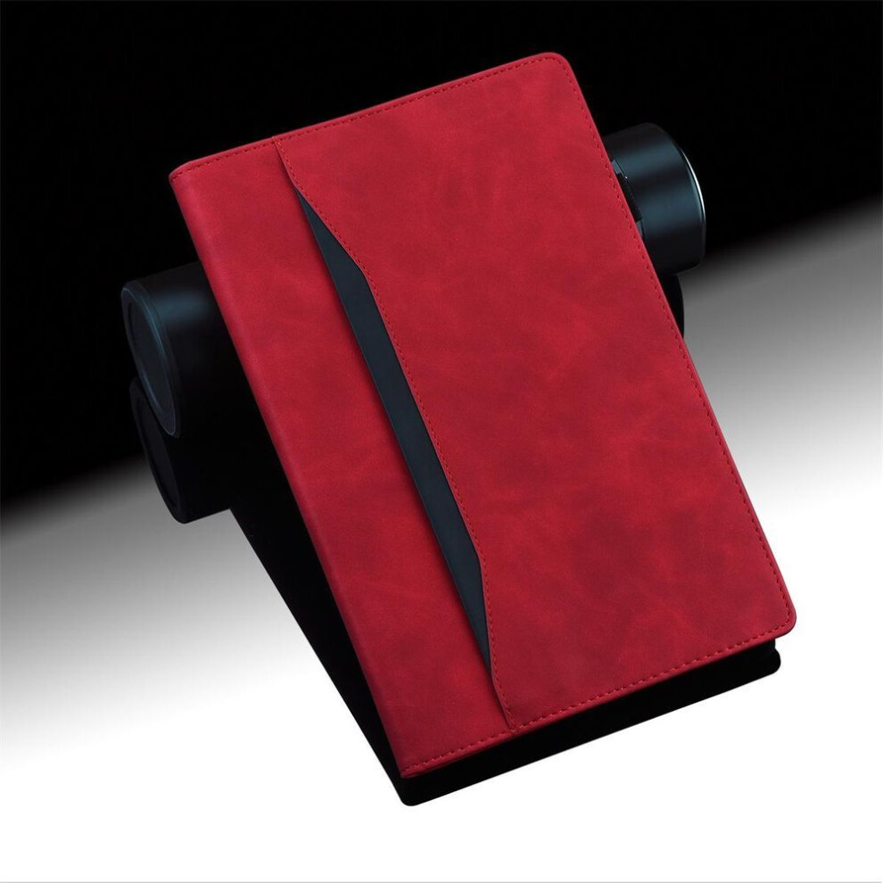 (, Samsung Galaxy Tab S8) Leather Business Style Card Insertion Design Tablets Case For Apple Ipad/Samsung Tab/Huawei Matepad/Amazon/Lenovo Tab/ Red 3268628224940