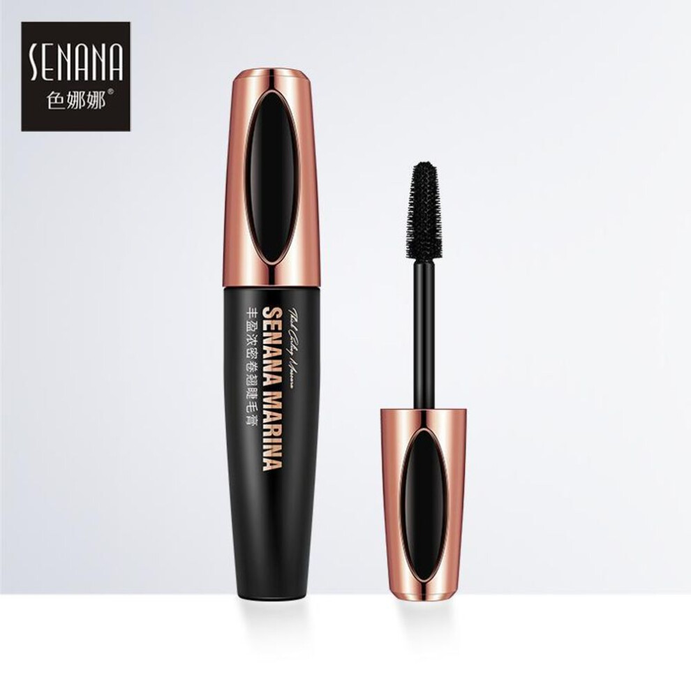 Eyelash Extension Black Thick Eye Lashes Curler Cosmetic 4D Silk Fiber Lash Waterproof Mascara