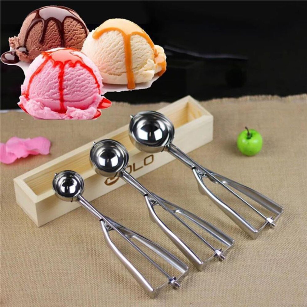 (5cm) Kitchen Ice Cream Mash Potato Scoop Spring Handle