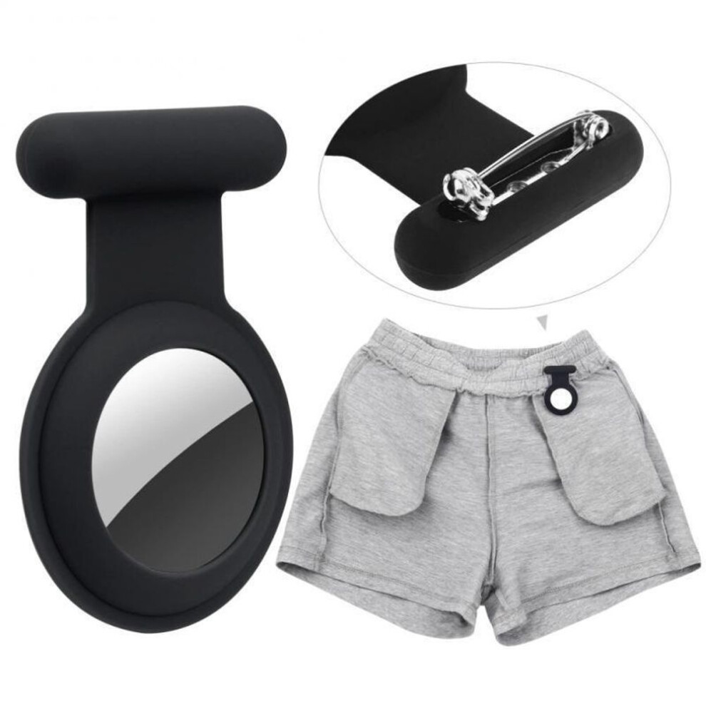 (black, for airtag) Case For Airtag Tracker Protective Cover For Apple Airtags Silicone Protective Sleeve Coverfor Elderly Kid Pet Clothing