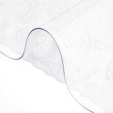 Vevor FXPVC15MM3660HHGIV0 36 x 60 in. Plastic Table Cover, 1.5 mm Thick Clear Table Protector, Rectangle Clear Desk Mat