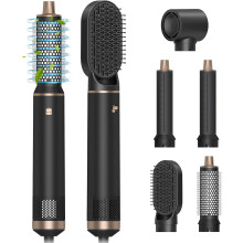 5 in 1 Hot Air Styler, Air Styler, Hair Dryer Brush for Hair Styling, Hot Air Brush Hair Styler, High-Speed Ionic Hairdryer for Volumizing, Curling