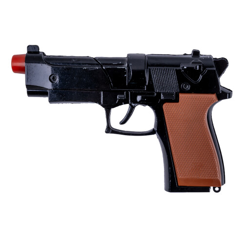 Metal Fake Gun- Revolver , 8 shot cap gun
