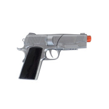 Replica Gun , 8 shot cap Gun - silver