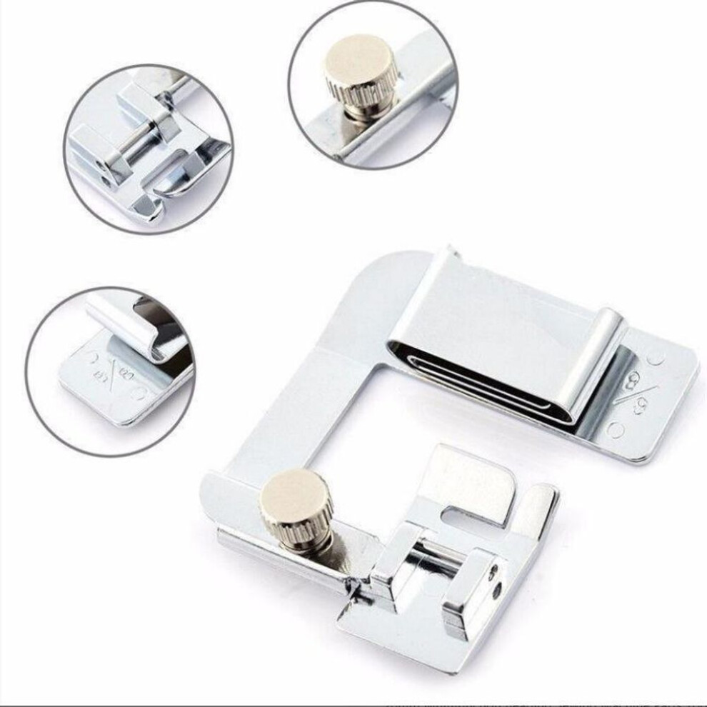 (25mm) Multifunction Beading Sewing Machine Parts Tools  Sewing Machine Curling Hemming Presser Foot