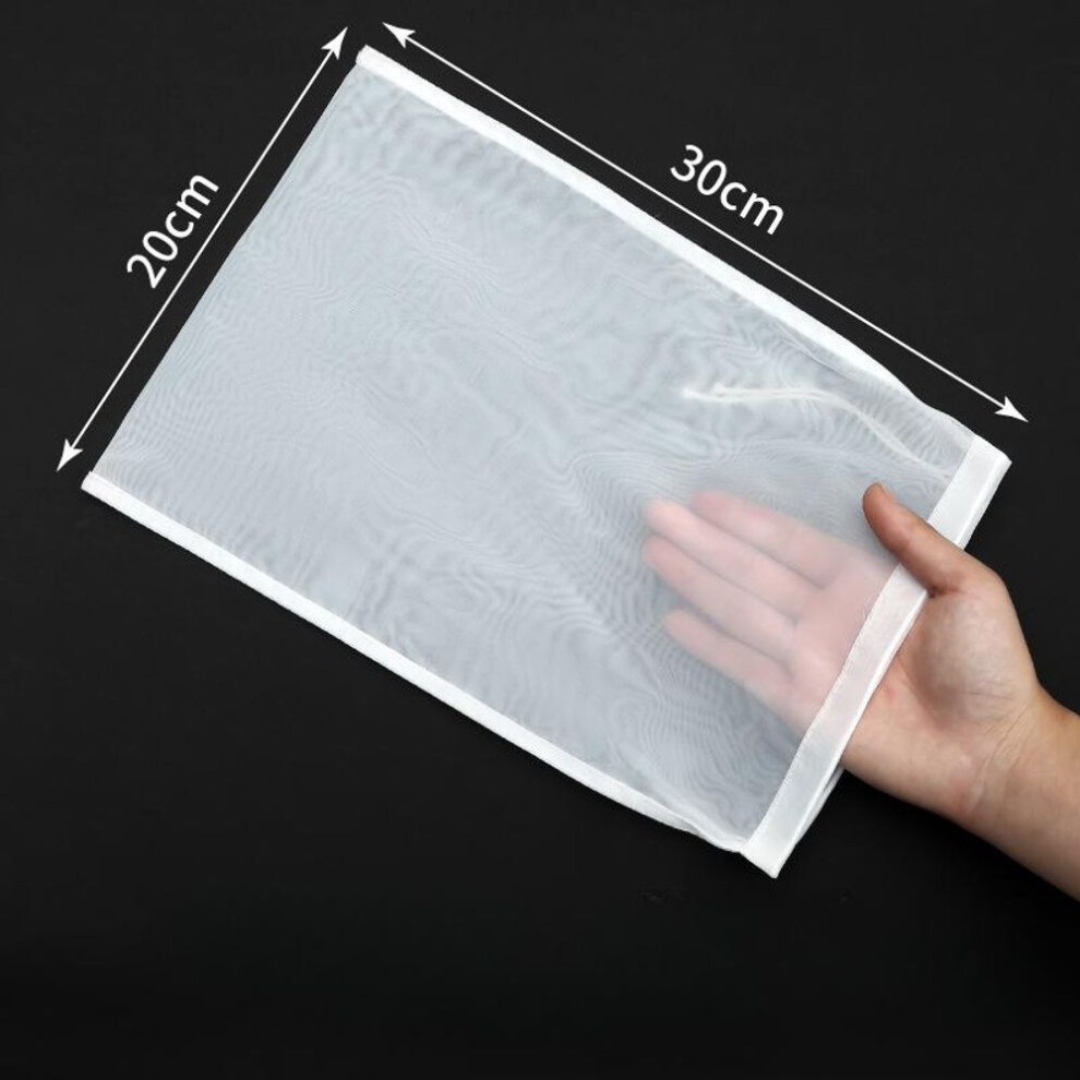 (as the picture, 20*30cm) Nylon Filter Bags, Sieve For Vegetable Milk, Sieve For Draining Tea, Mesh Filter, Kitchen Gadgets For Home, Food, Cheese, Sieve For Honey
