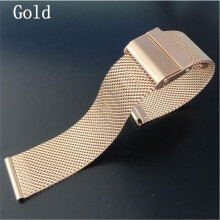 (gold, 14mm(width)) Milanese Watchband 12mm 14mm 16mm 18mm 20mm 22mm 24mm Universal Stainless Steel Metal Watch Band Strap Bracelet