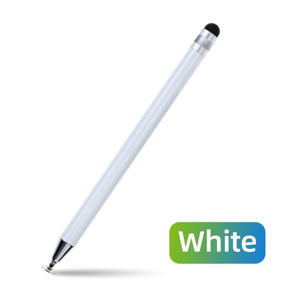 (white) Fonken 2 In 1 Universal Stylus Pen For Tablet Mobile Android Ios Phone Ipad Accessories Drawing Tablet Capacitive Screen Touch Pen