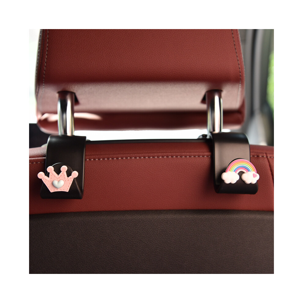 (StyleD) Practical Rabbit Cute Pig Car Seat Back Hook For Hanging Accessories Bags And-image-OPC-PG2TPRH-NEW