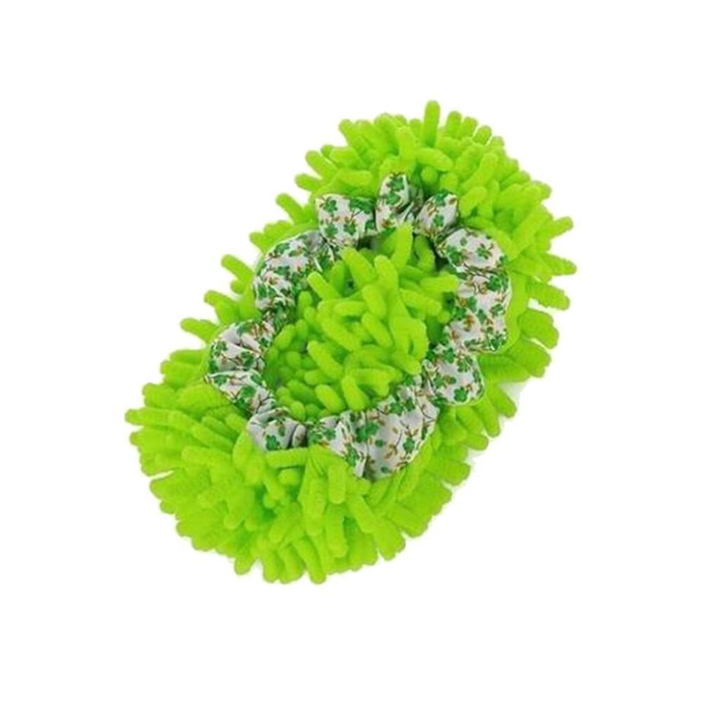 (green) Fashion Shoe Floor Slipper Cleaning Dust Mop House Shoes Room Cleaner Detachable Shoe Cover