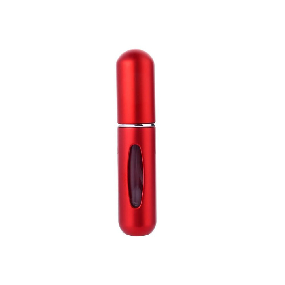 (red) Perfume  Bottle Portable Mini Spray Empty Cosmetic Containers Atomizer For Self-pumping Dispenser Bottle  Perfume Container Portable Flush Spray