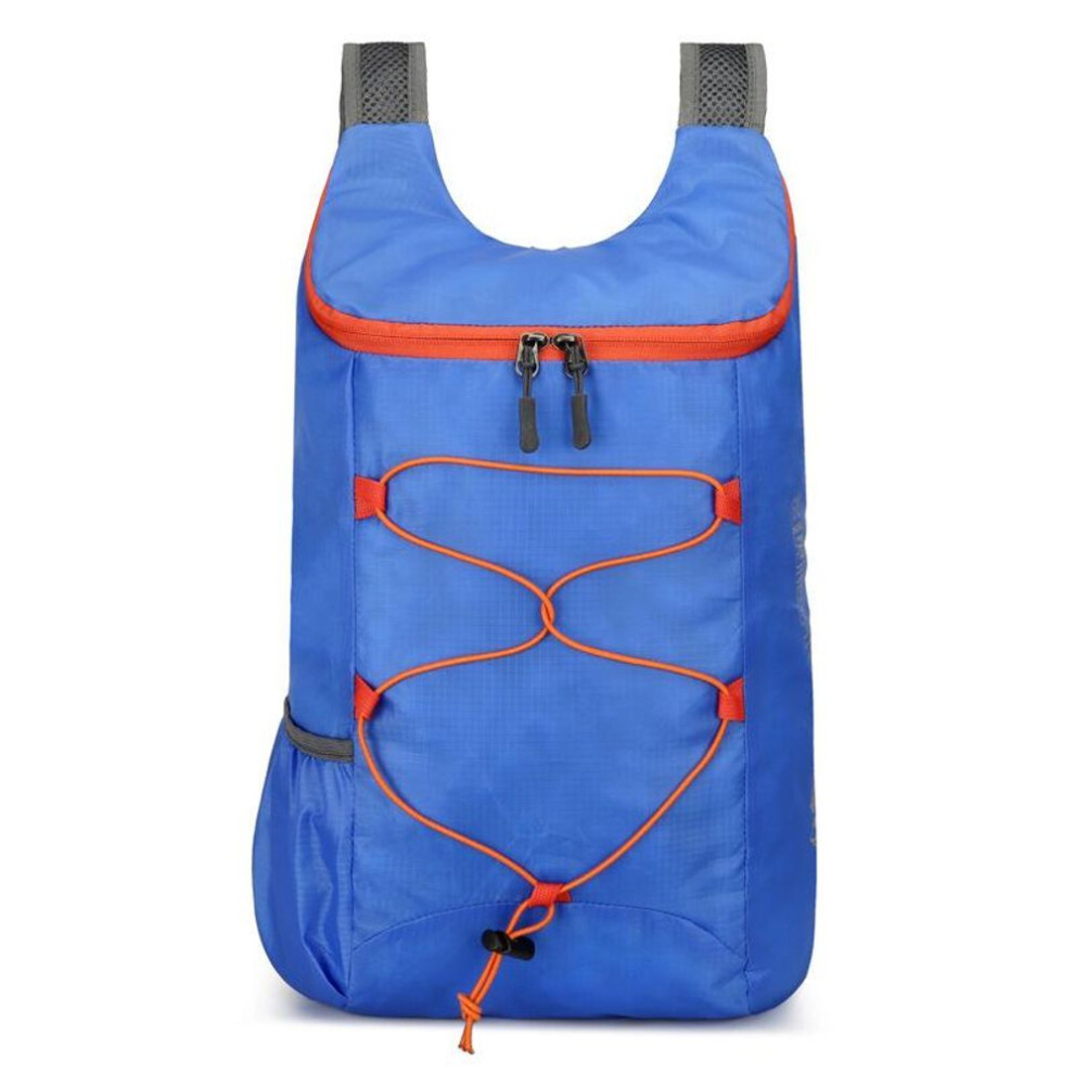 (sapphire, One size) New Outdoor Water Repellent Hiking Bag Foldable Bike Backpack Cycling Travel Climbing Storage Bag for Men and Women