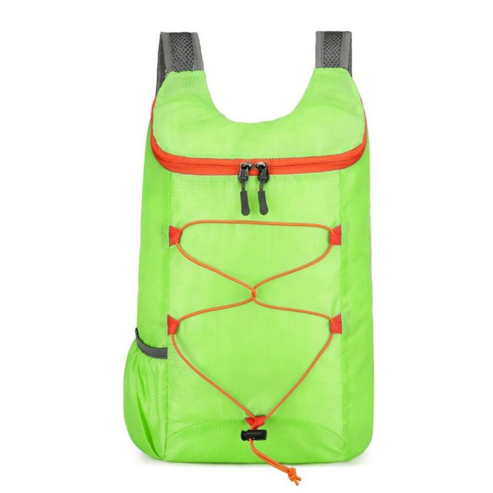 (green, One size) New Outdoor Water Repellent Hiking Bag Foldable Bike Backpack Cycling Travel Climbing Storage Bag For Men And Women