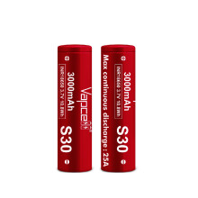 2x Vapcell S30 18650 3000mAh 25A 3.7V Li-ion Batteries – Flat Top, VCS30, High-Drain for Vape/Mods