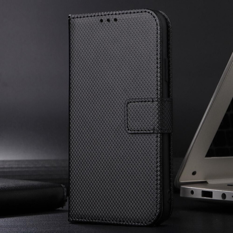 (black, For itel P40) For Itel P40 P 40 Case Flip Wallet Pu Leather Card Slot Stand Phone Case