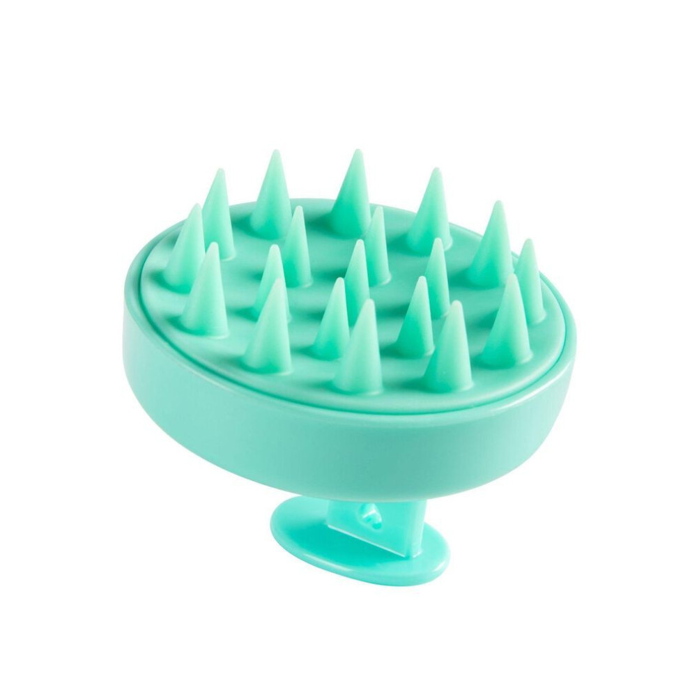 (green) Silicone Shampoo Scalp Hair Massager Shampoo Massage Comb Bath Massage Brush Scalp Massager Shower Brush Comb Care Hair Tool