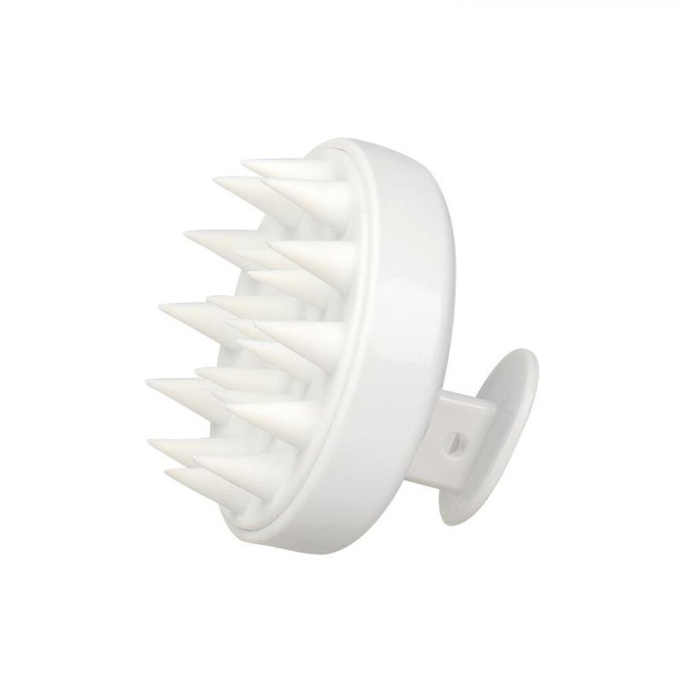 (white) Silicone Shampoo Scalp Hair Massager Shampoo Massage Comb Bath Massage Brush Scalp Massager Shower Brush Comb Care Hair Tool