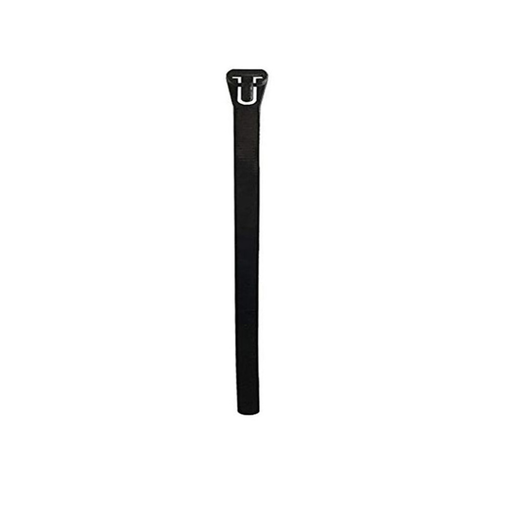 (black, 8x150mm) 100 Pcs Reusable Zip Tie Wrap Strap Plastic Ties Wire Nylon Cable Ties May Loose Slipknot Tie