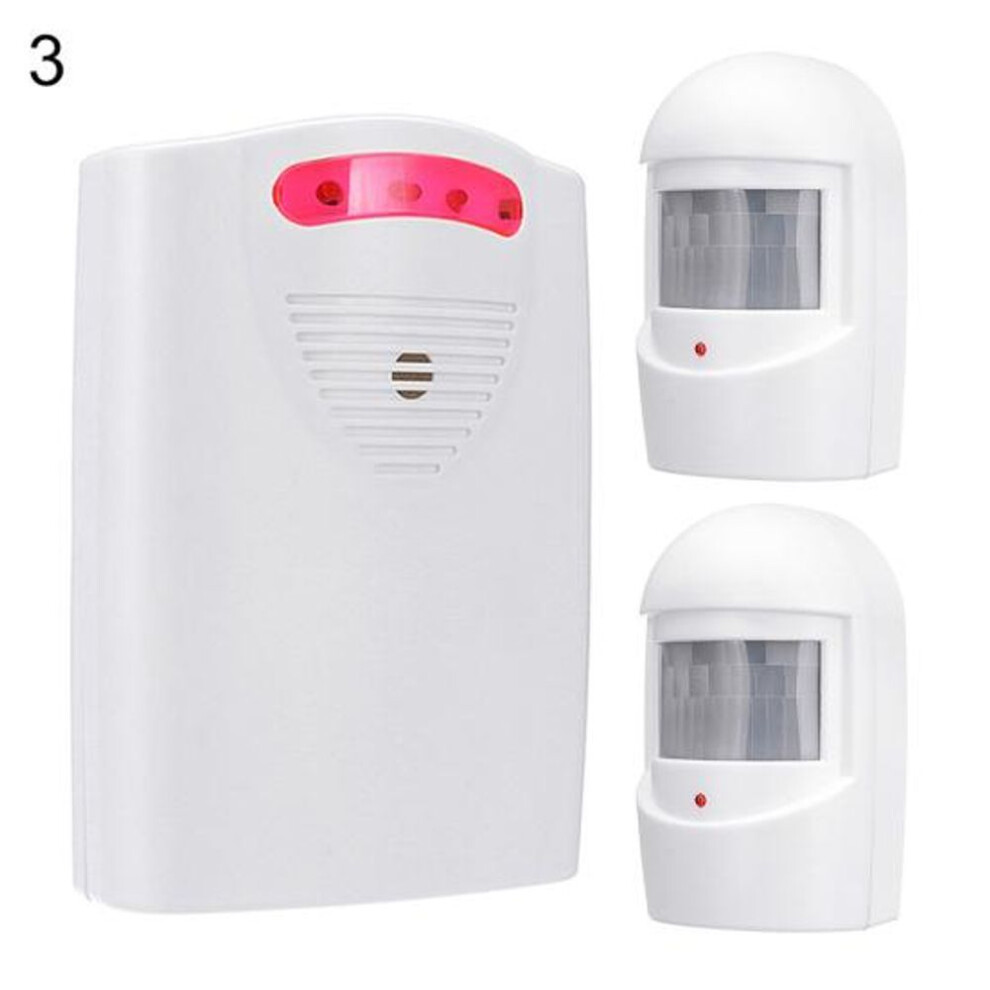 (3#) Wireless Driveway Alarm Alert System Security Garage Intruder Pir Motion Sensor