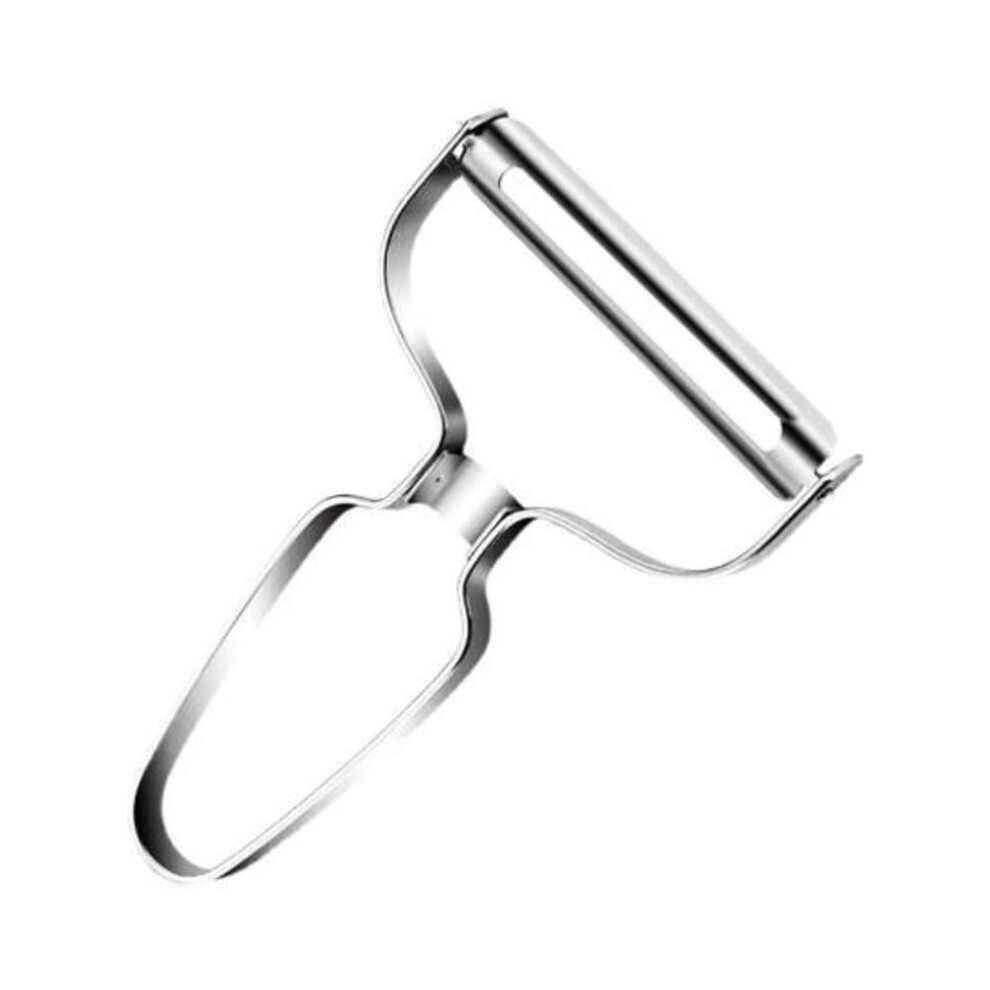 (silver) Practical Wide Mouth Paring Easy To Clean Fruit Peeler Cabbage Cucumber Manual Slicer Kitchen Gadget Cabbage Shredder