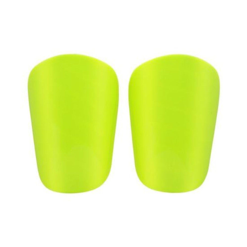 (fluorescent green, M) Yousheng 1 Pair Mini Soccer Shin Guards Anti-slip Kids Teens Adults Soccer Players Miniature Shin Pads Protectors Football Games Protective Equipment