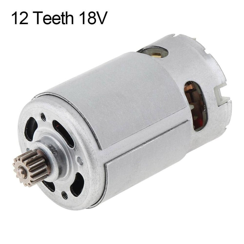 (12 Teeth 18V) Saw Lithium Electric Drill Power Tool Accessories RS550VC DC Motor Lithium Drill Motor