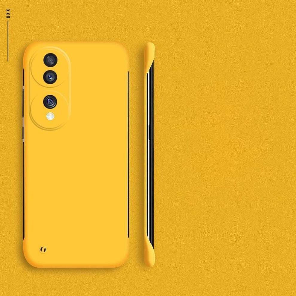 (yellow, Honor 70) Simple Slim Thin Matte Phone Cover Case For HONOR 70 / 90 / 50 Rimless Cases for Samsung Galaxy S24 S23 S22 Ultra S21 S20 S10 Plus S20 S21 FE