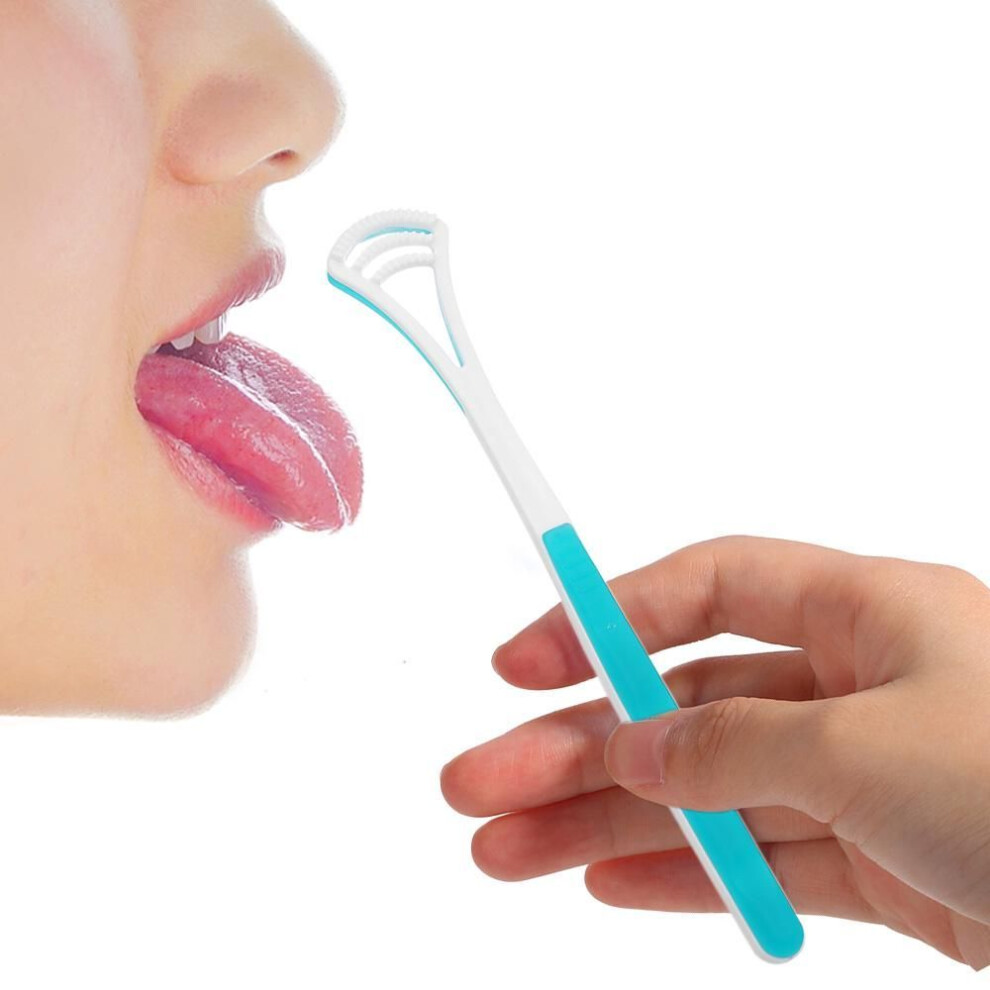 Tongue Cleaner Scraper Oral Tongue Brush Mouth Tongue Cleaning Brush Fresh Breath Maker Hygiene