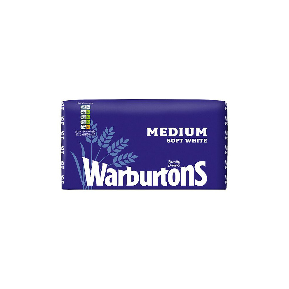 Warburtons White Soft 800G Medium