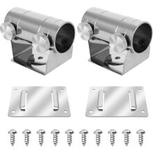 (As show, One size) 2PCS Metal Umbrella Holder for Balcony Fishing Garden, less than 2 GLR