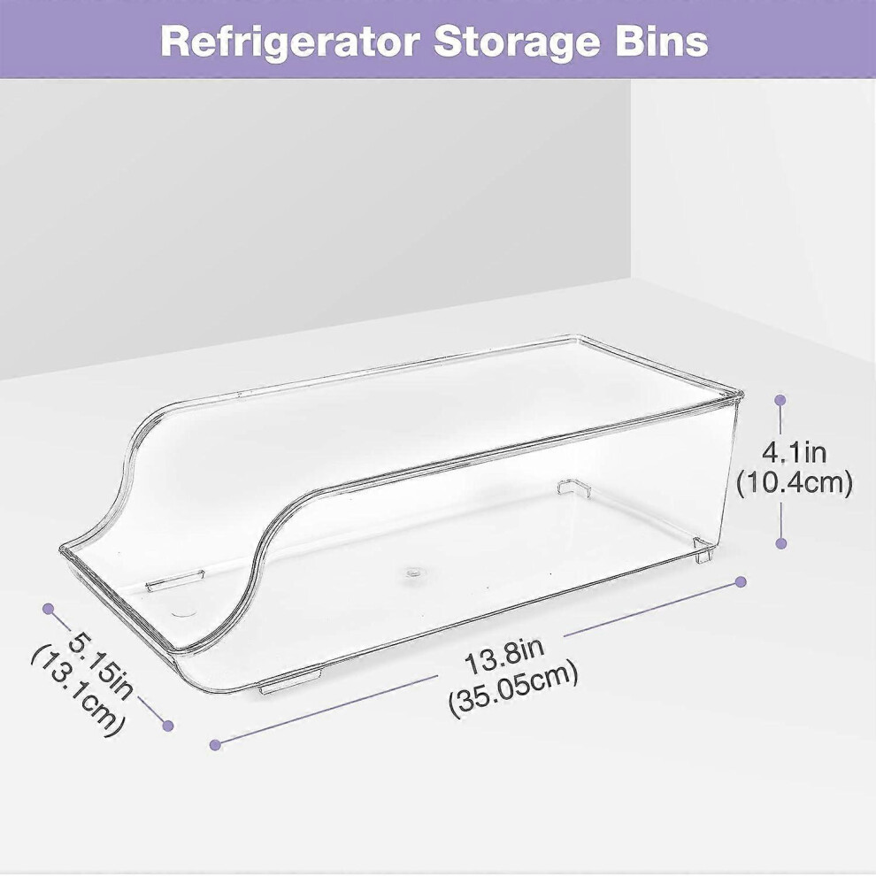 (As show, One size) Can Fridge Dispenser Organizer,  Tin Can Holder Container Storage Bin Box(1 pa VCB-image-OPC-PG2VFRR-NEW