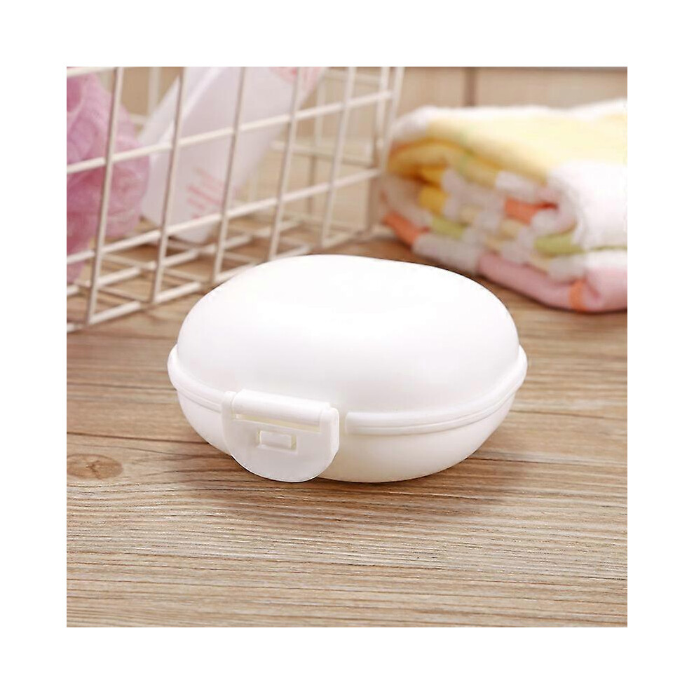 (As show, One size) 2 Pack Travel Soap Case, Portable Travel Soap Container Small Holder Case(Whi GTG-image-OPC-PG2VFYR-NEW