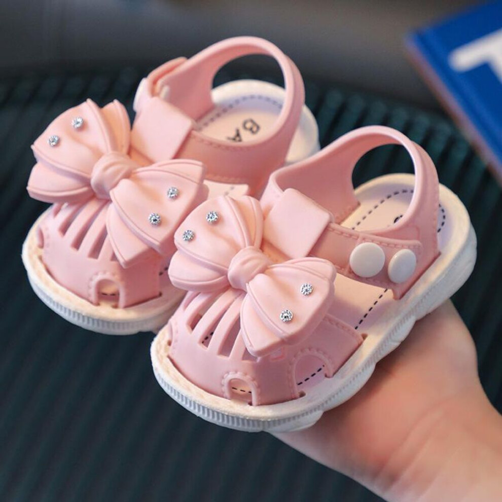 (pink, 22) Summer Baby Sandals Soft Soled Non-slip Toddler Toddler Shoes Little Kids Cartoon Baby Girl Toe Sandals