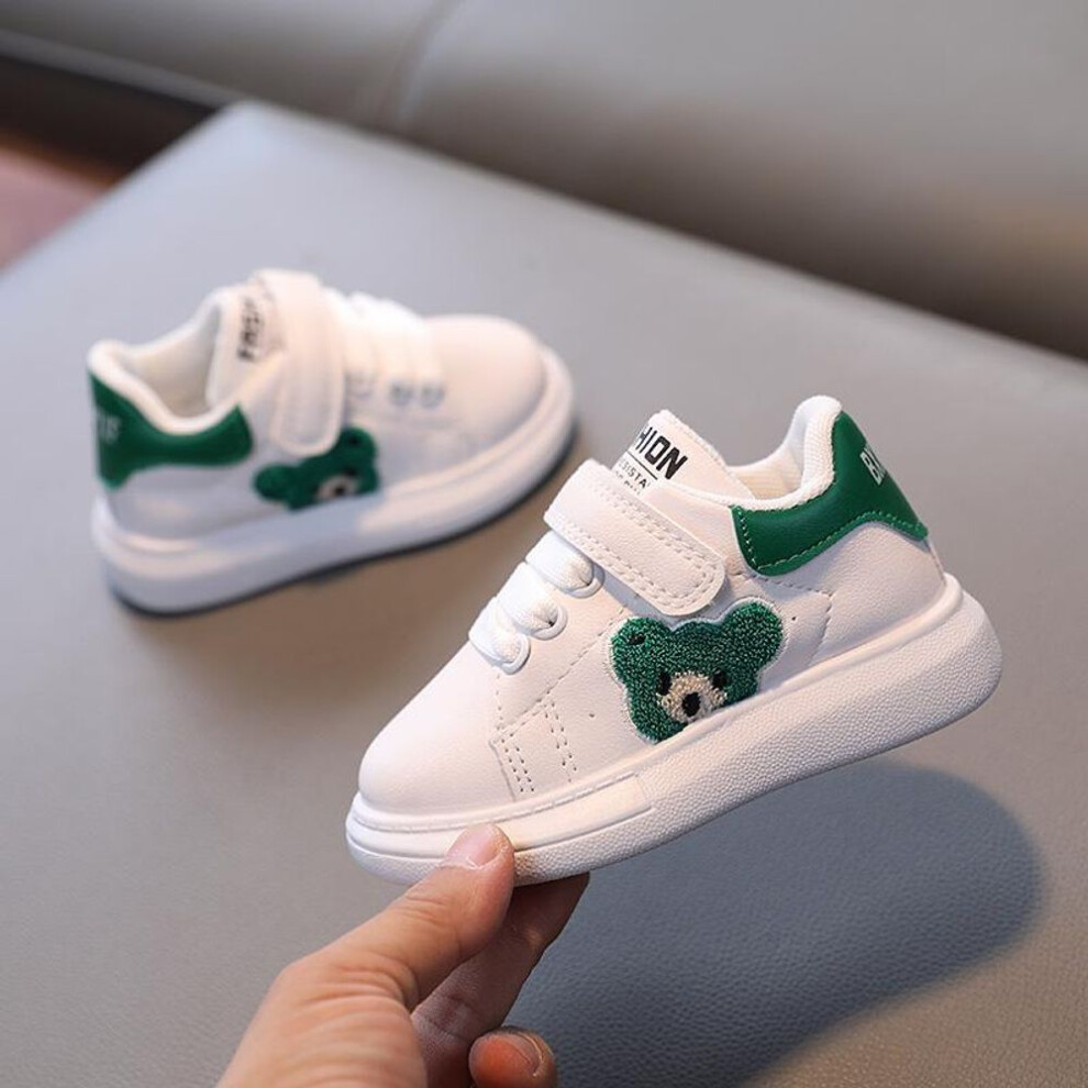 (green, 30) Autumn New Panda Baby Kids Shoes Children&apos;s Sneakers Girls&apos; Small White Shoes Boys Casual Shoes
