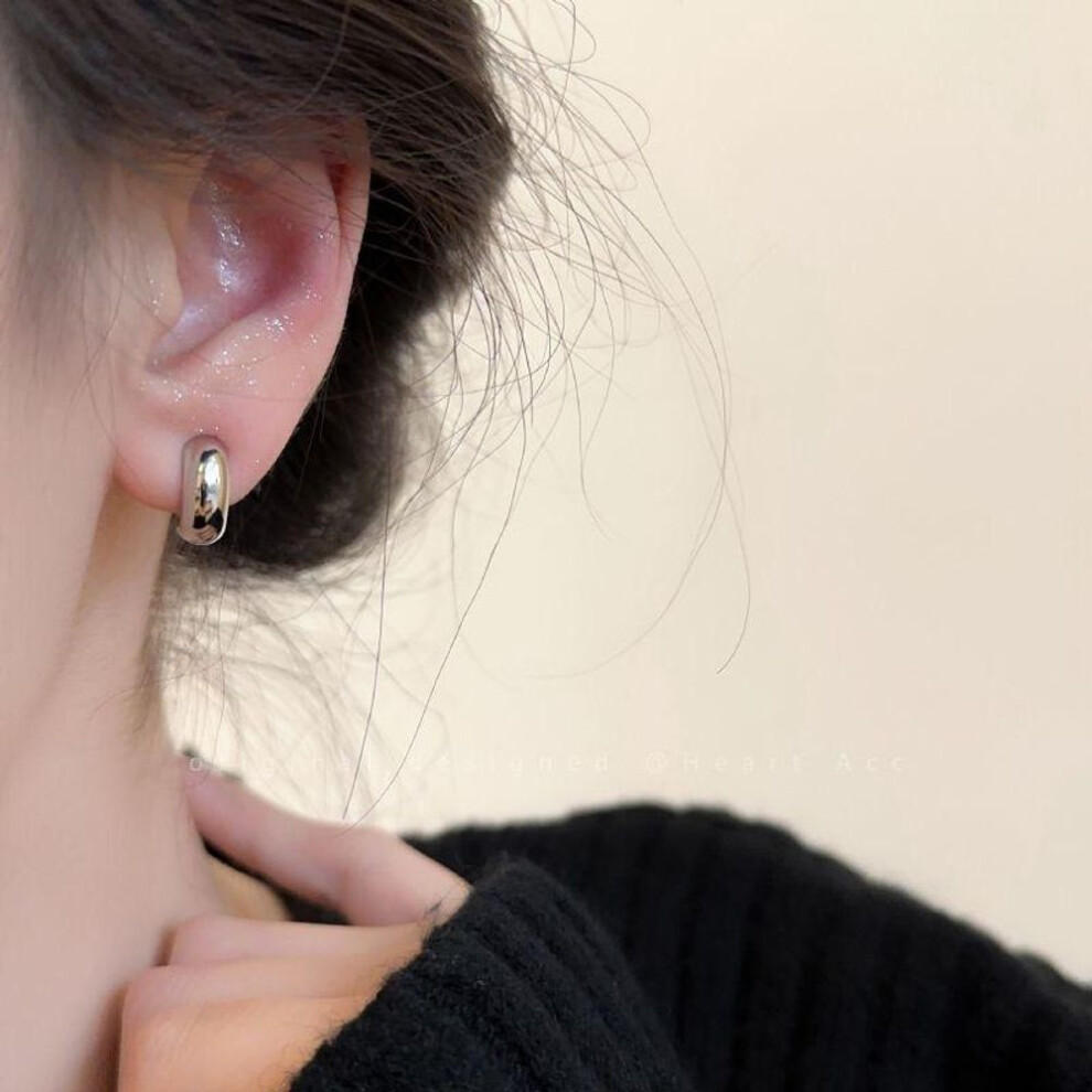 (silver) Clip Earrings Female Buckle Ear Cuff No Piercings Ear For Women Fashion Jewelry