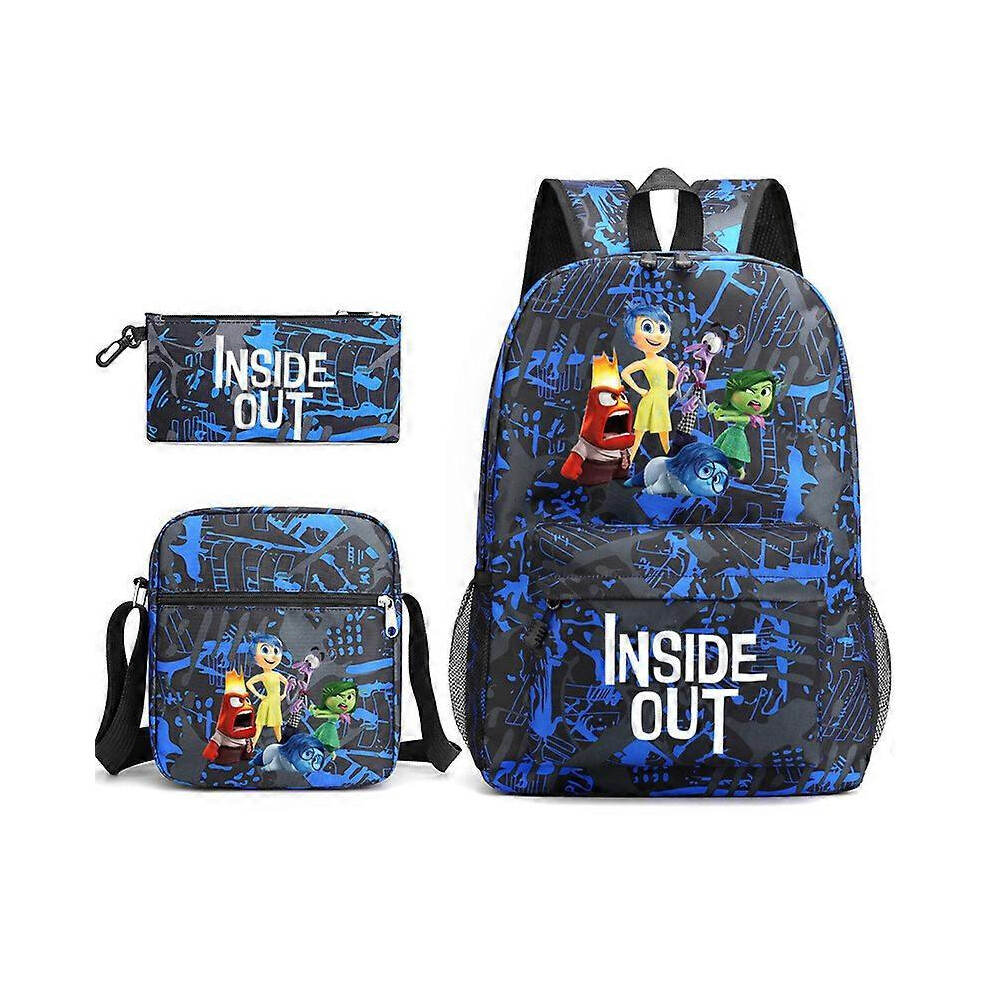 (As show, One size) Inside Out 2 School Bag Backpack Pencil Case Shoulder Bag Three-piece Set _31-image-OPC-PG2VMQZ-NEW