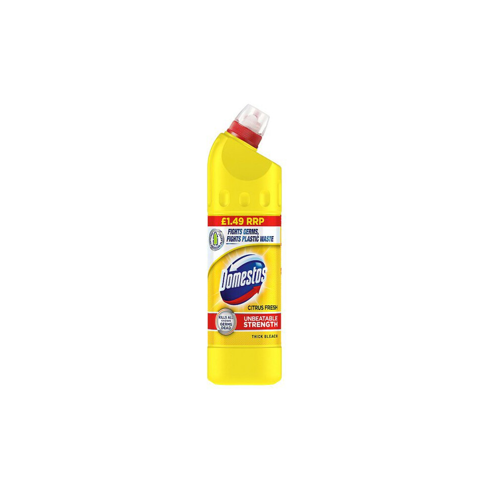 Domestos Thick Bleach Citrus Fresh 750 Ml (Case Of 9 X 750ml)