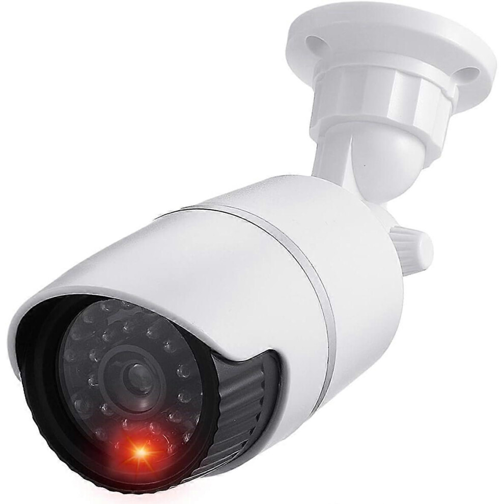 (As Show, One Size) Dummy Cctv Camera, Fake Bullet Security Camera With Flashing Led, Waterpr Vzl 5093216543541